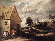 TENIERS, David the Younger Village Scene ut oil painting reproduction